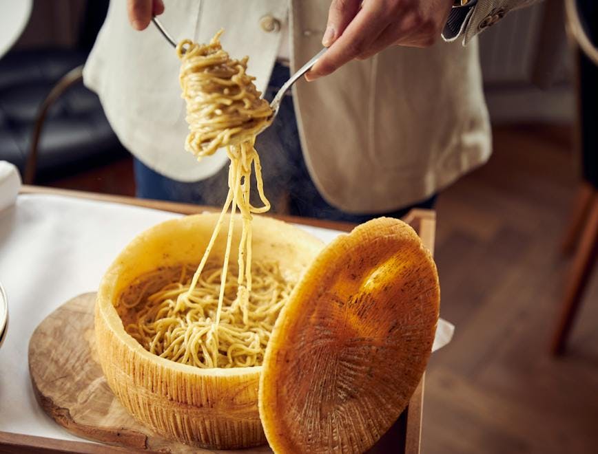noodle pasta food spaghetti vermicelli person human