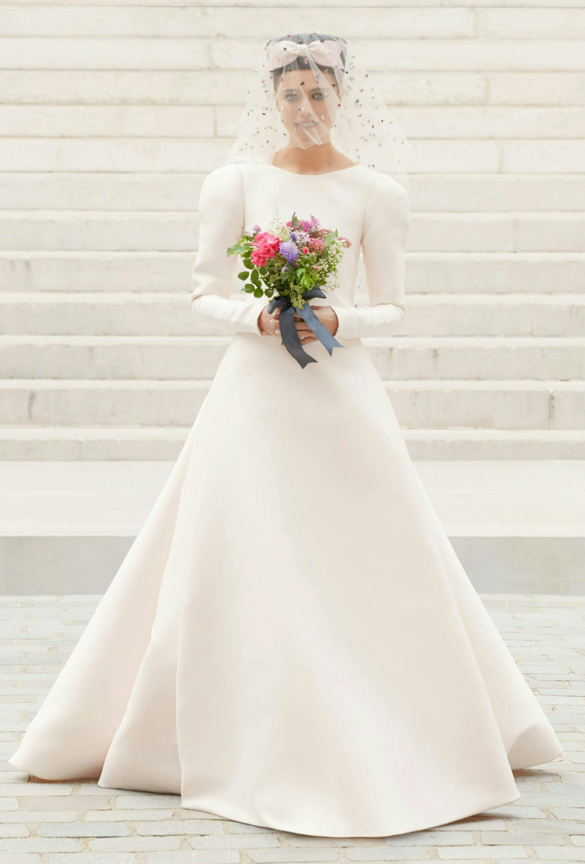 clothing apparel wedding gown gown fashion robe wedding person female woman