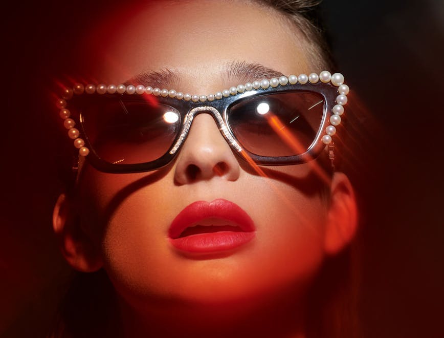 sunglasses accessories glasses woman adult female person lipstick face portrait