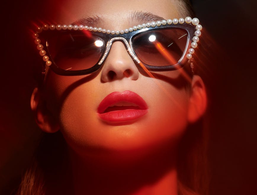 sunglasses accessories glasses woman adult female person lipstick face portrait