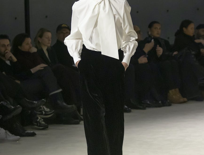 blouse fashion long sleeve person man adult male woman female coat