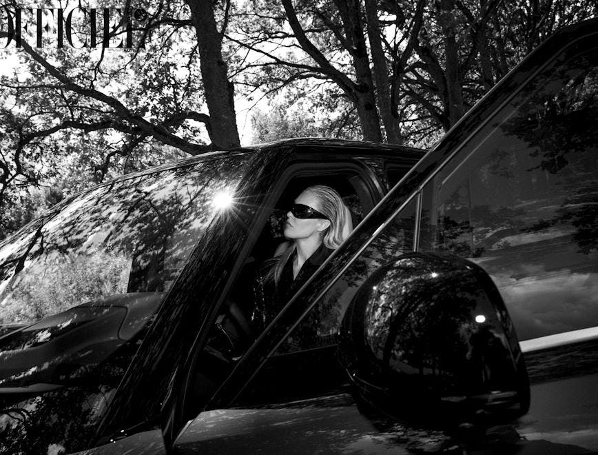 face person photography portrait car vehicle sunglasses tree spoke alloy wheel