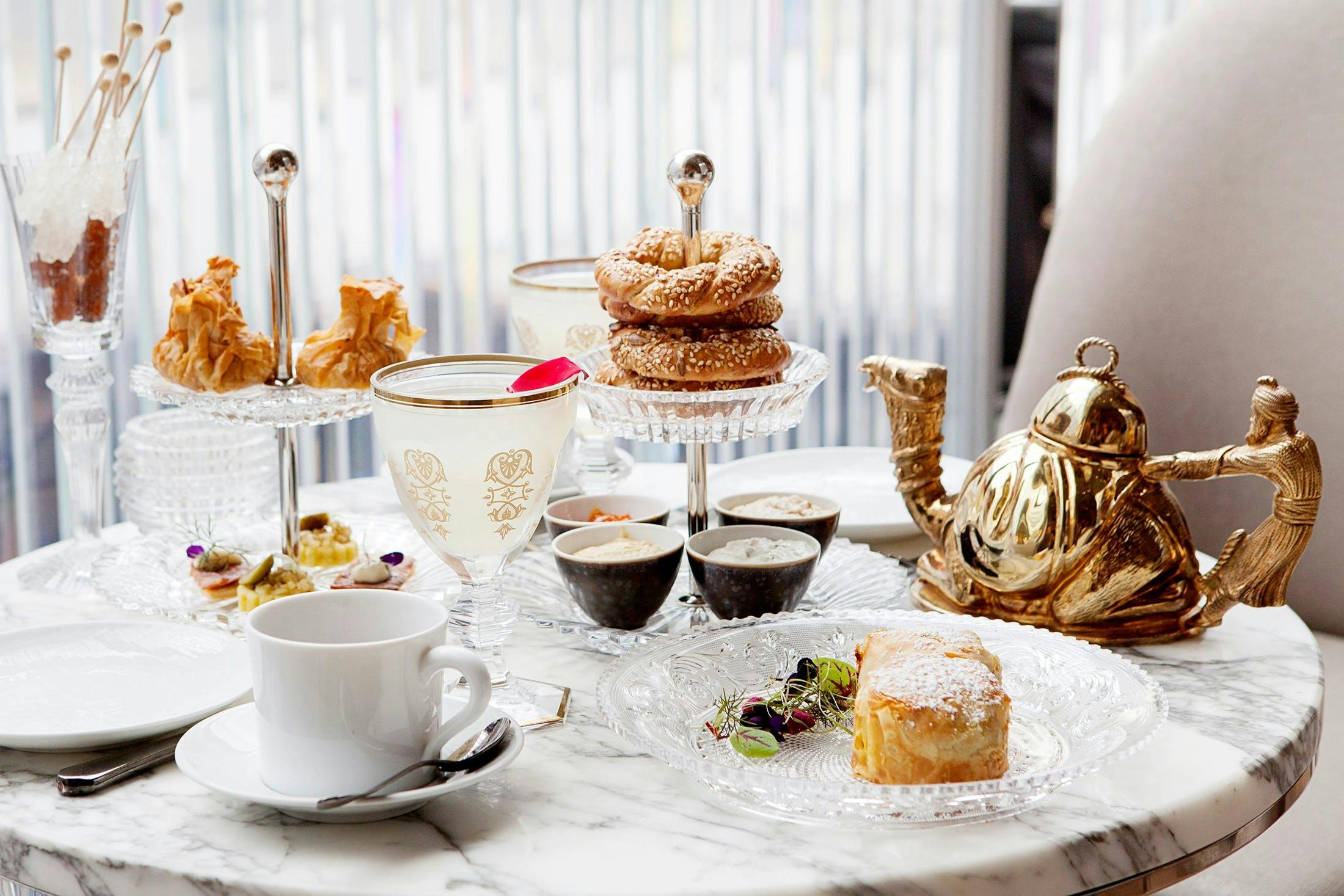 Afternoon tea at the Baccarat Hotel. Photo courtesy of the Baccarat.