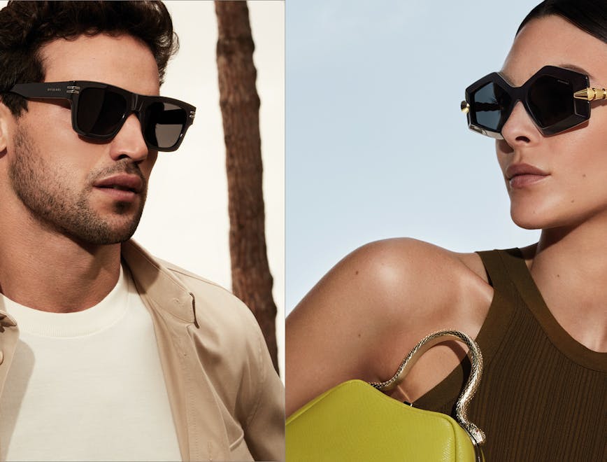 accessories sunglasses adult female person woman male man face handbag