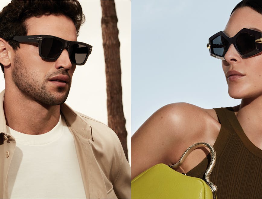 accessories sunglasses adult female person woman male man face handbag