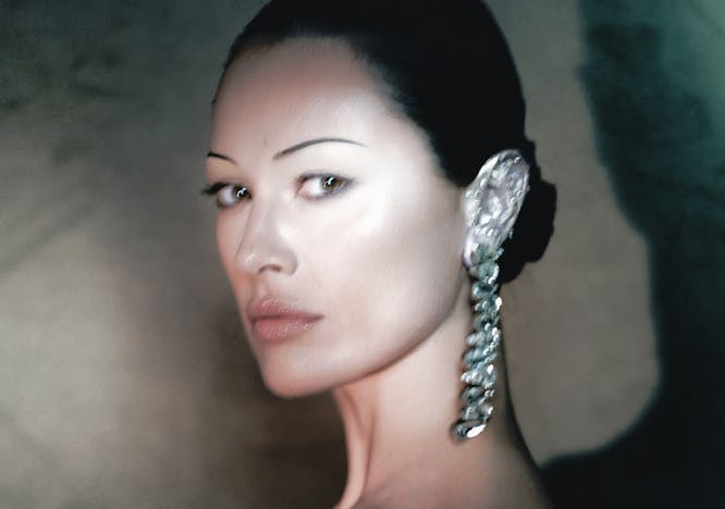 accessories earring face head neck person adult female woman portrait