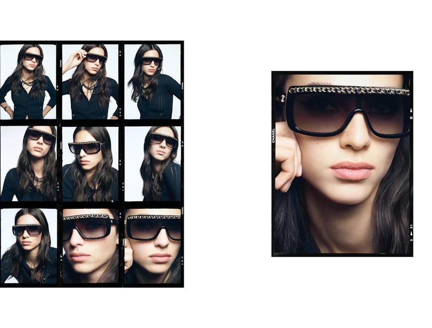accessories sunglasses collage glasses adult female person woman face portrait